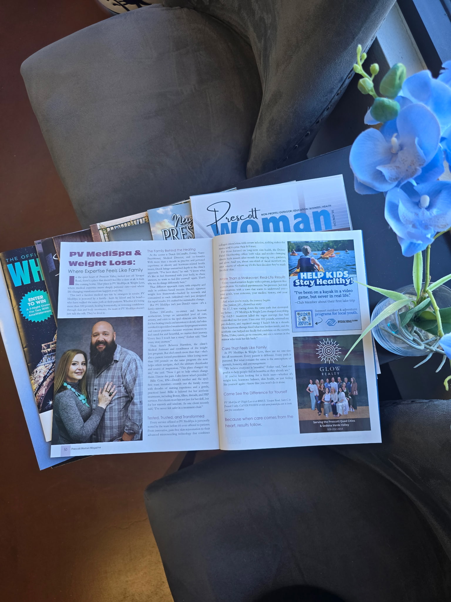 PV MediSpa feature article in Prescott Woman Magazine