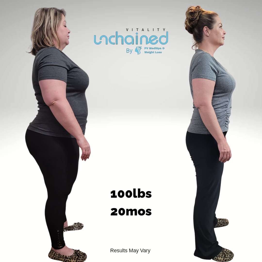 Weight loss transformation - 100 pounds lost in 20 months